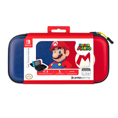 Funda Pdp Slim Deluxe Travel Case Super Mario (azul/rojo) (lite)