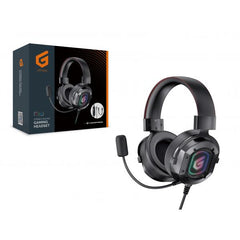 Auriculares con microfono Gaming RGB 7.1 Conceptronic Athan03b / 50mm / Compatible Pc - Ps5 - Xbox One / Almohadillas de cuero