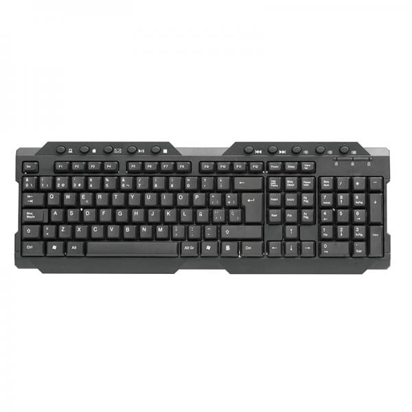Teclado Usb Omega Mm Ok026es Gaming Negro Pn: Ok026es Ean: 5907595435758