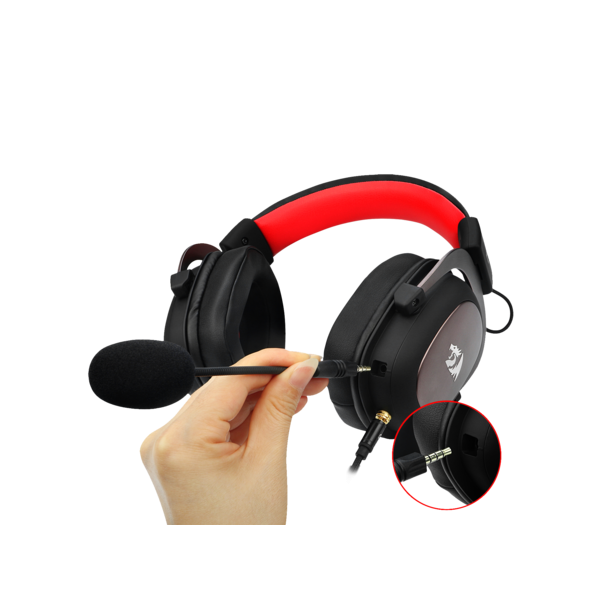 Redragon - Zeus Auricular Gaming Virtual 7.1 Usb Micrófono Negro