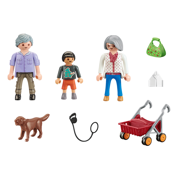 Playmobil abuelos y nieto