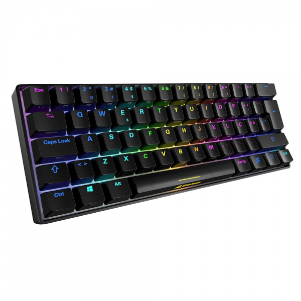 Teclado Gamingsharkoon Skiller Sgk50 S4 Es Usb Retroiluminado Mecanico Negro