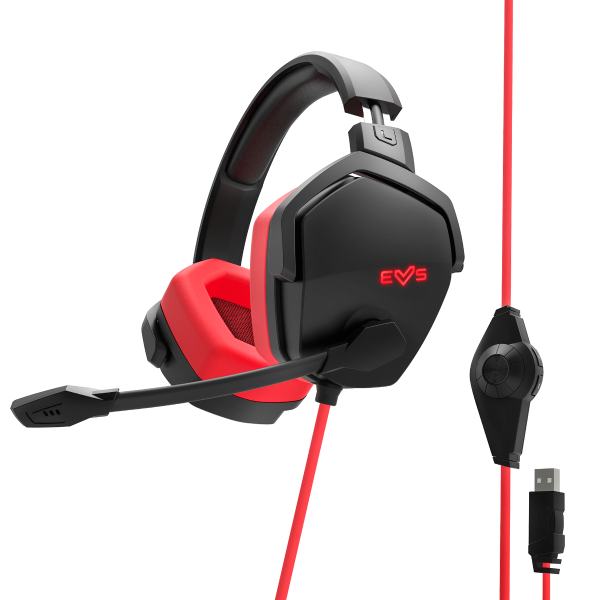 Auriculares micro gaming energy sistem esg4 7.1 red supraural - 50mm - usb - multiplataforma