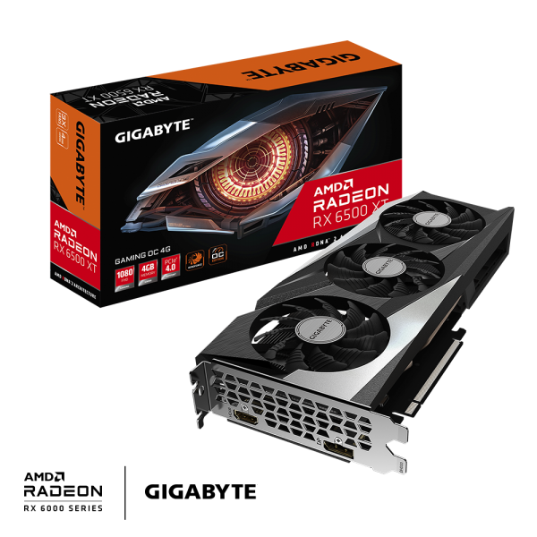 Tarjeta Grafica Gigabyte Radeon Rx 6500 Xt Gaming Oc 4gb