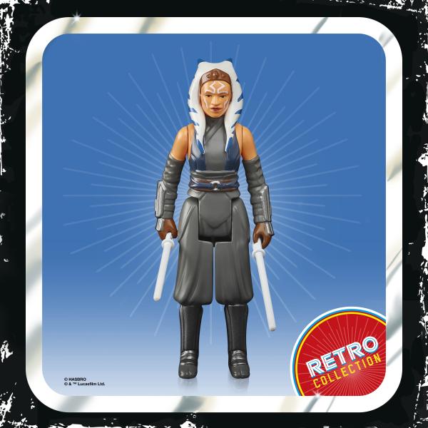 Figura Ahsoka Tano retro collection The Mandalorian Star Wars 9,5cm