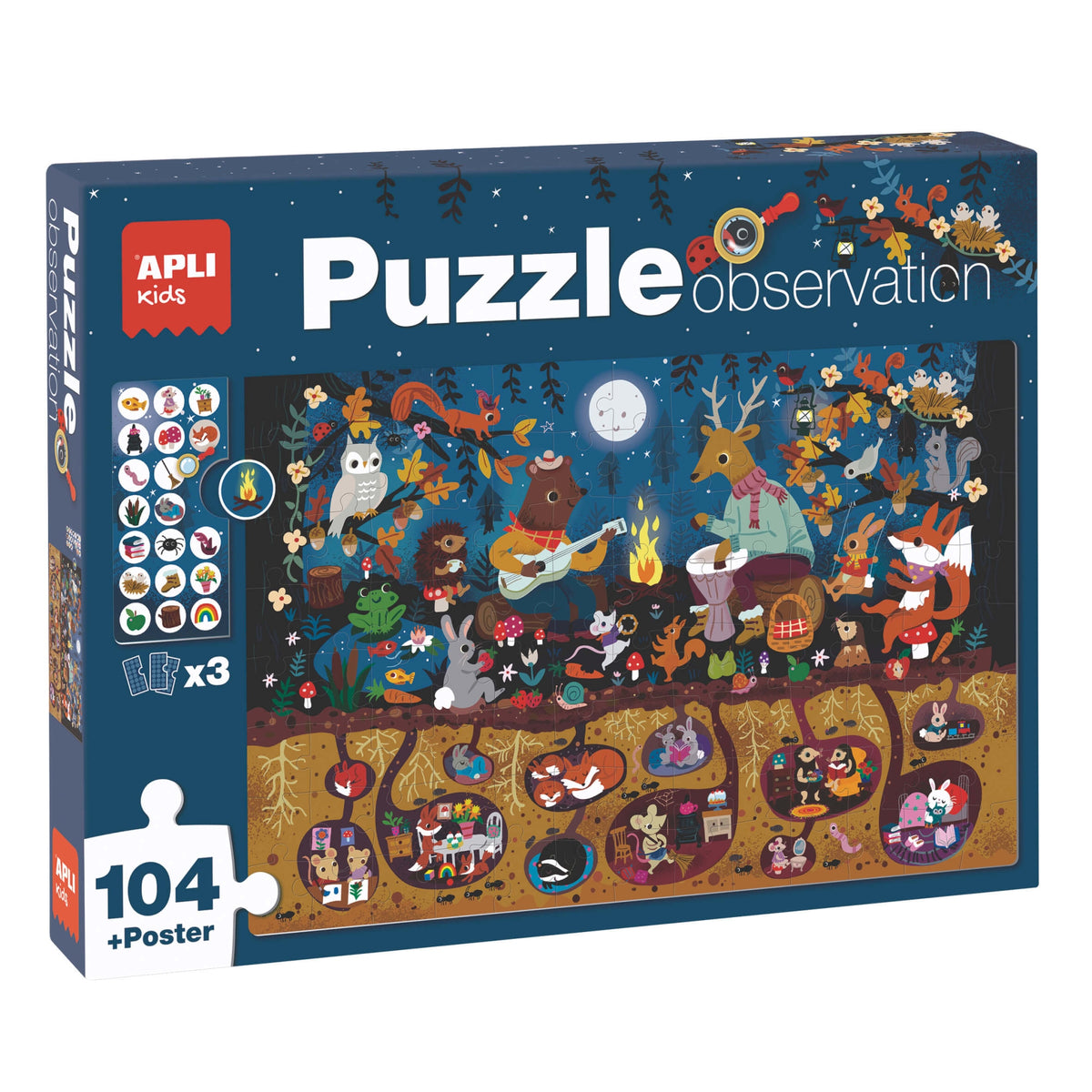 Apli 18507 puzzle 104 pieza(s)