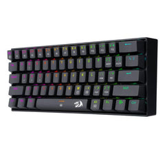 Redragon - Dragonborn Teclado Mecánico Gaming Switch Marrón Rgb Negro - Layout Usa