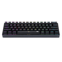 Redragon - Dragonborn Teclado Mecánico Gaming Switch Marrón Rgb Negro - Layout Usa