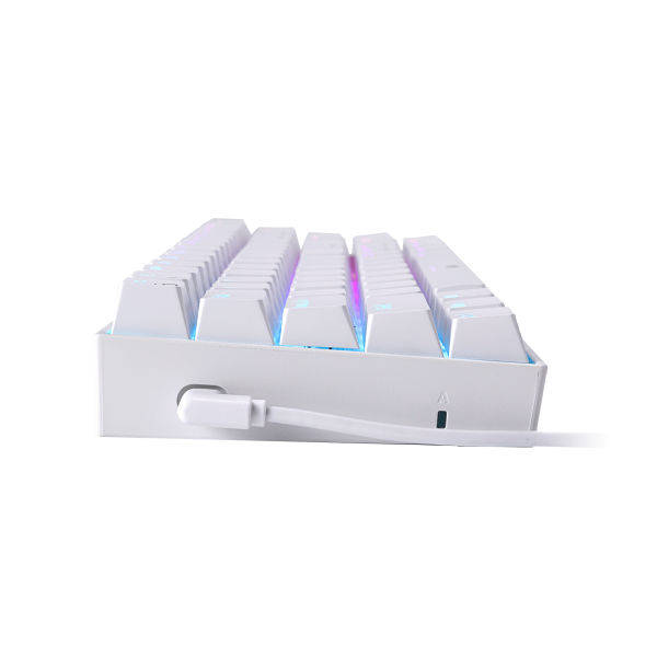 Redragon - Dragonborn Teclado Mecánico Gaming Switch Marron Rgb Blanco