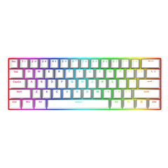 Redragon - Dragonborn Teclado Mecánico Gaming Switch Marron Rgb Blanco