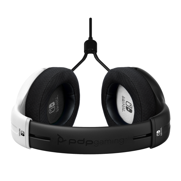 Accesorio Pdp Lvl 40 Wired Stereo Gaming Headset Black / White (negro/blanco) ( Switch 2 / Oled / Lite )