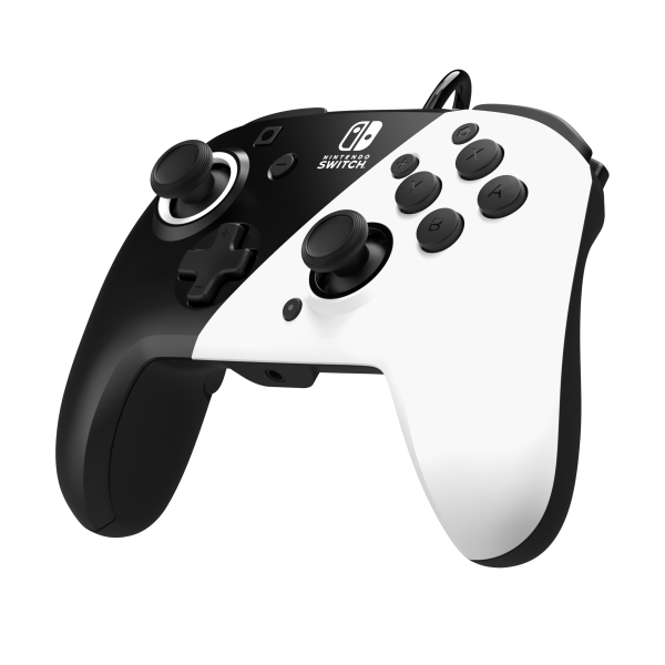 Mando Pdp Faceoff Deluxe + Audio Wired Controller Black/white (negro/blanco) ( Switch 2 / Oled )