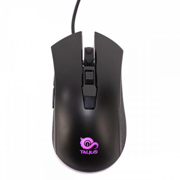 Raton Gaming Talius Lancer / 6400 dpi / 6 botones / RGB / Interruptores Omrom / Negro