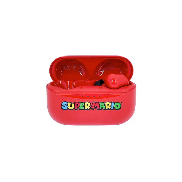 Auriculares Otl Wireless Earpods Super Mario Red (rojo)