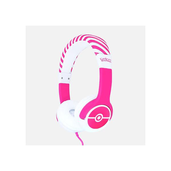 Auriculares Otl Wired Headphones Pokemon Pokeball Pink (rosa) (ps4/xbox/switch/movil/tablet) (3-7 Aos)