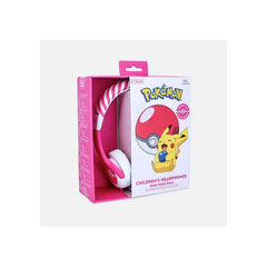 Auriculares Otl Wired Headphones Pokemon Pokeball Pink (rosa) (ps4/xbox/switch/movil/tablet) (3-7 Aos)