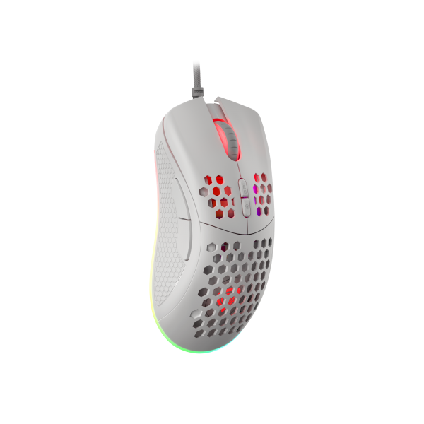 Raton Gaming Genesis Krypton 555 Rgb Sensor Pmw3333 8000 Dpi Blanco