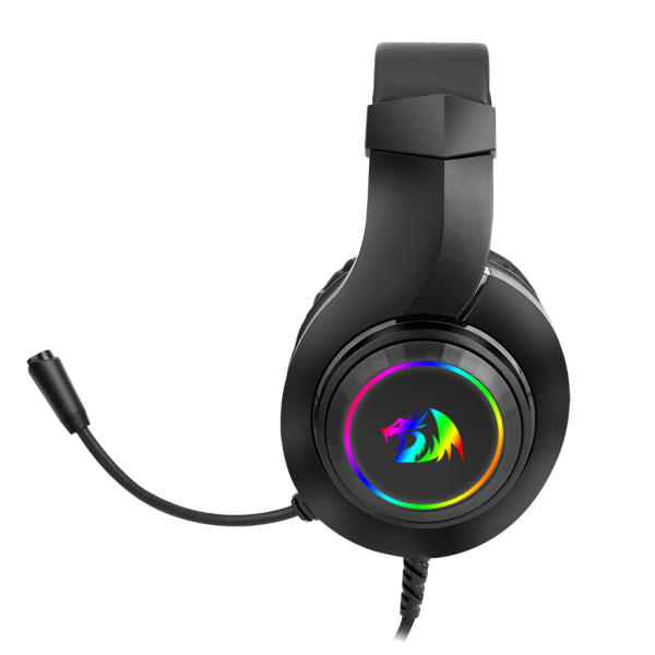 Redragon - Hylas Auricular Gaming Rgb 3.5mm Micrófono Negro