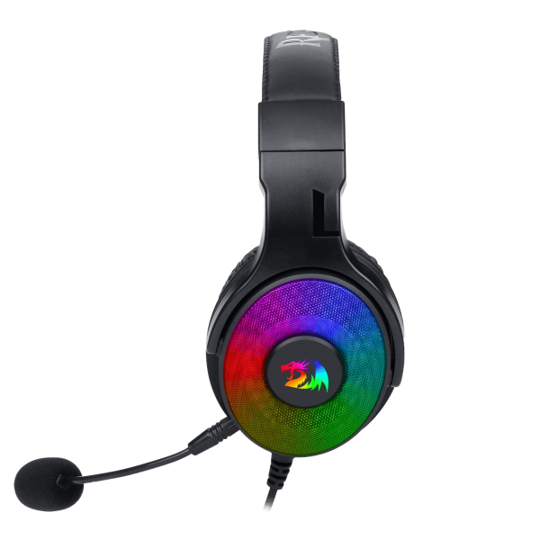 Redragon - Pandora Auricular Gaming Rgb Virtual 7.1 Usb Micrófono Negro