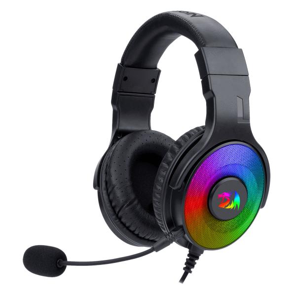 Redragon - Pandora Auricular Gaming Rgb Virtual 7.1 Usb Micrófono Negro