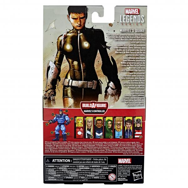Figura hasbro quake marvel legends