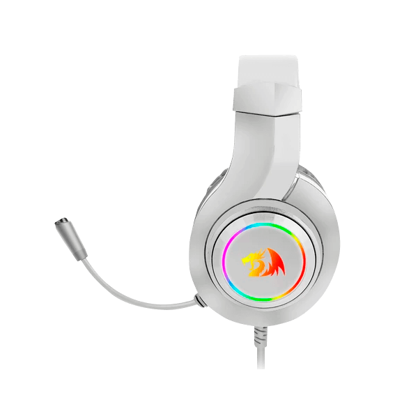 Redragon - Hylas Auricular Gaming Rgb 3.5mm Micrófono Blanco