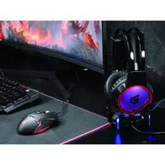 Auricular gaming conceptronic athan01b 7.1 luces led 7 colores para pc - ps4