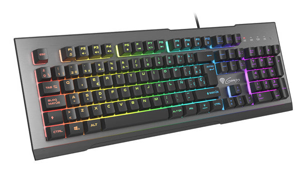 Teclado gaming genesis rhod 500 rgb espaol usb