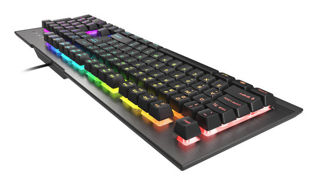 Teclado gaming genesis rhod 500 rgb espaol usb