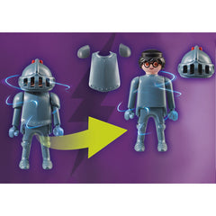 Playmobil scooby - doo! aventura con black knight
