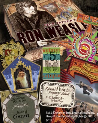 Replica the noble collection harry potter caja de recuerdos ron weasley