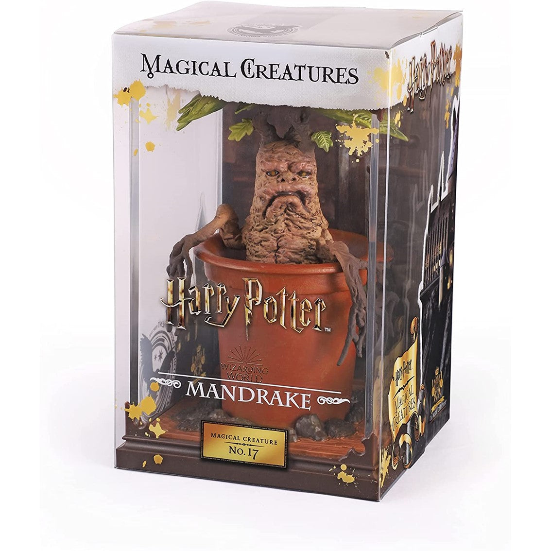 Figura the noble collection harry potter criaturas magicas n 17 mandragora