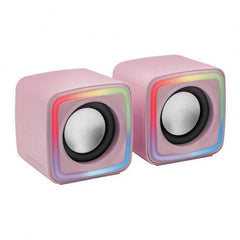 Altavoces mars gaming mscubep premium 8w rosa