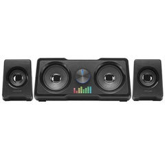 Altavoces mars gaming ms22 2.2 35w usb + jack 3.5mm rgb negro