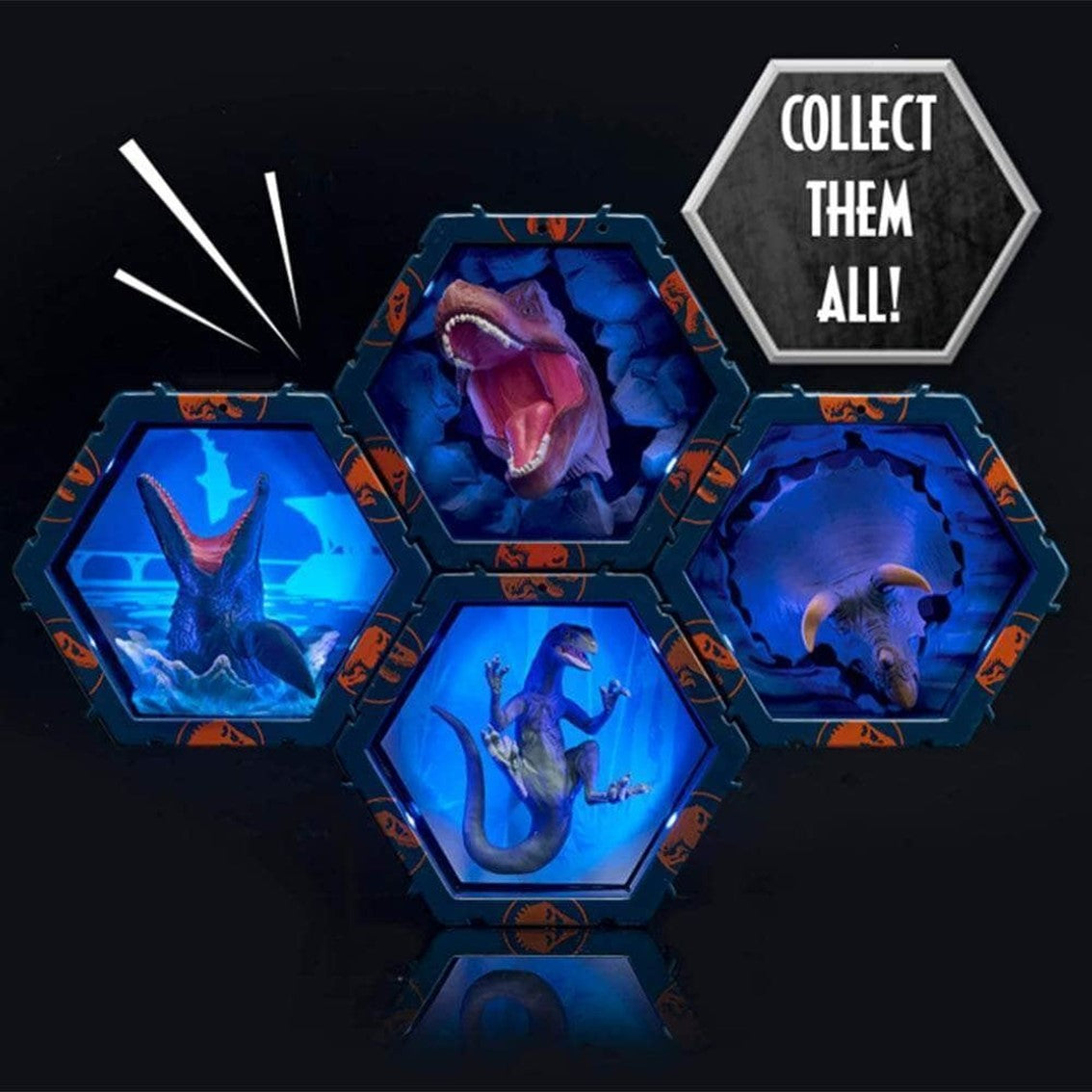 Figura wow! pod jurassic world dominion blue