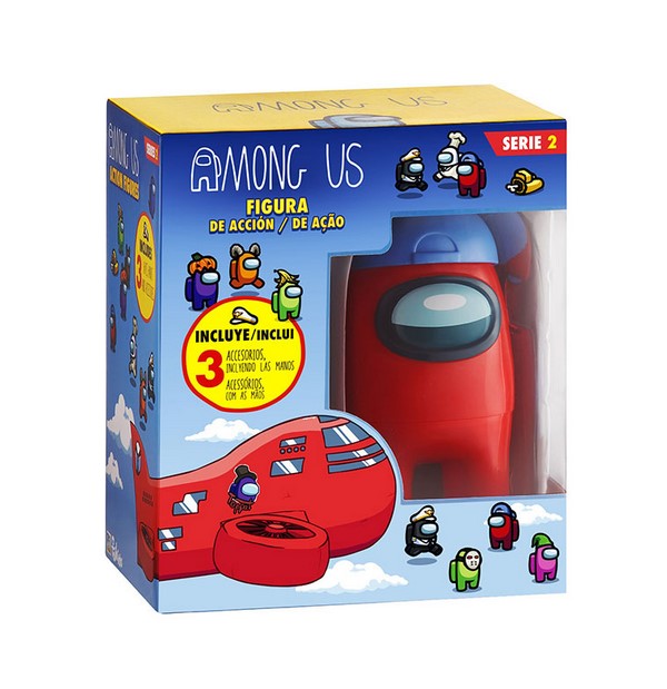 Figura de acción surtiddo among us caja pack 1
