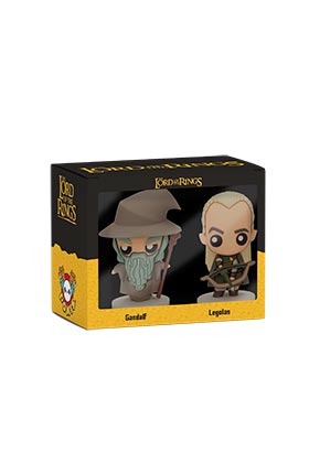 Set 2 figuras sd toys pokis el seor de los anillos gandalf y legolas