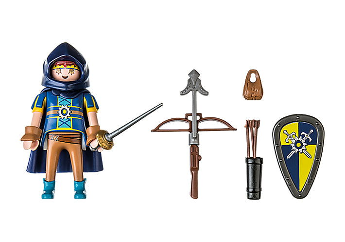 Playmobil novelmore - gwynn con equipo de combate