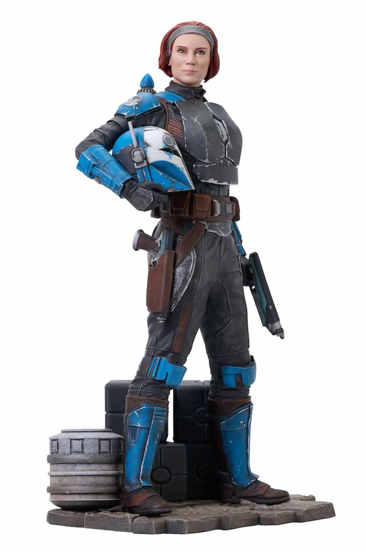 Figura diamond collection star wars the mandalorian milestones bo katan statue