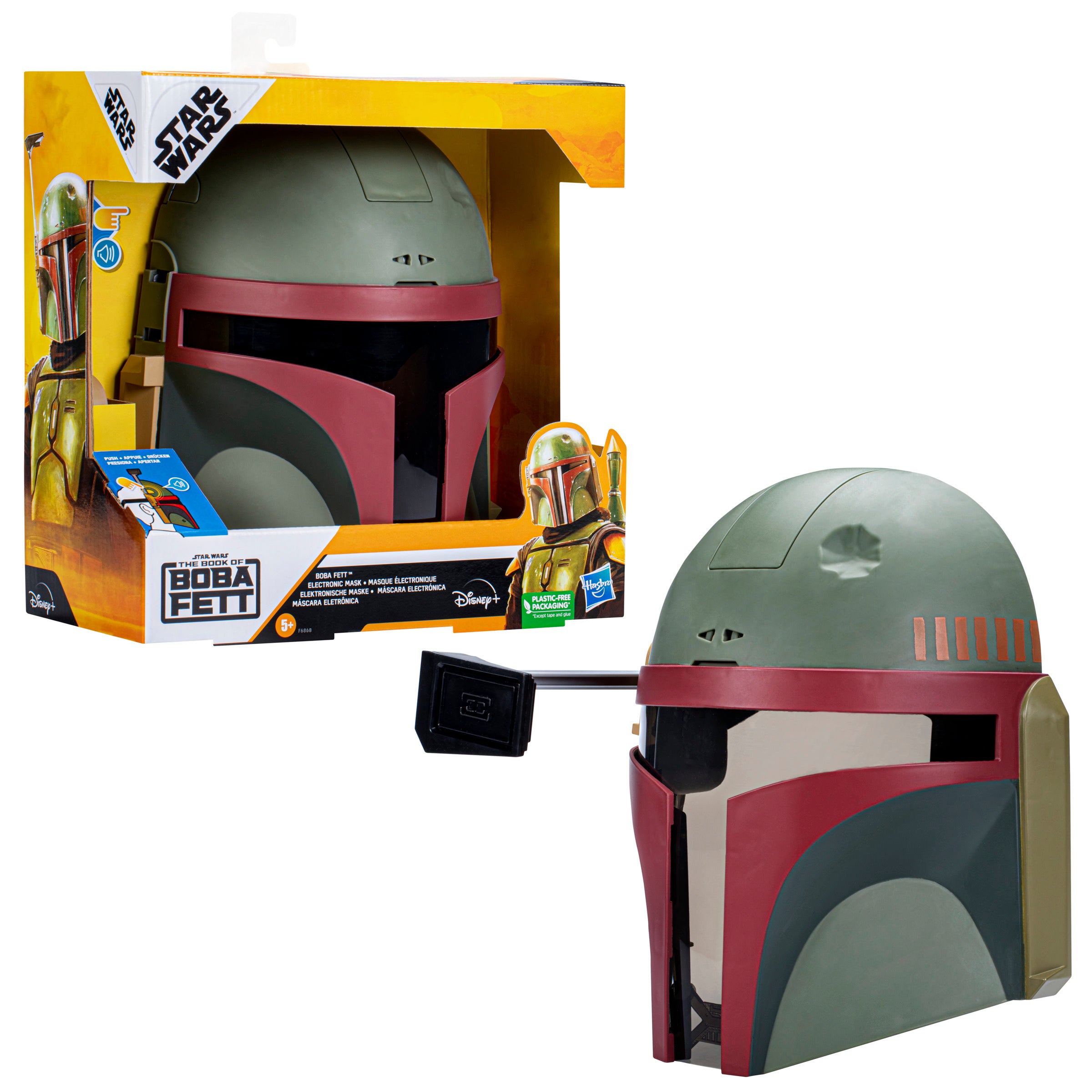 Máscara electrónica hasbro star wars boba fett
