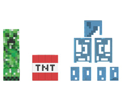 Figura mattel minecraft diamond level creeper