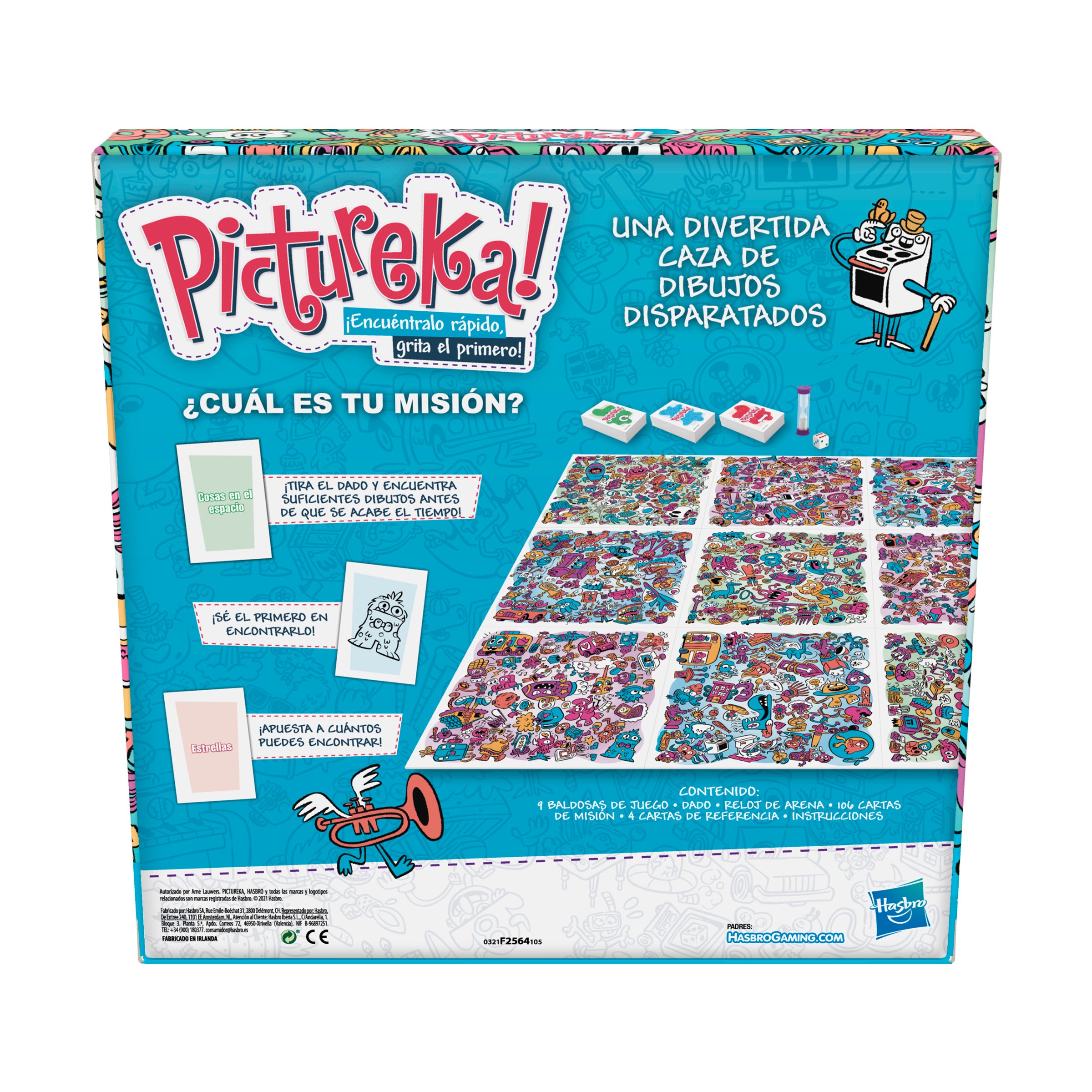 Juego de mesa hasbro piktureka refresh espaol
