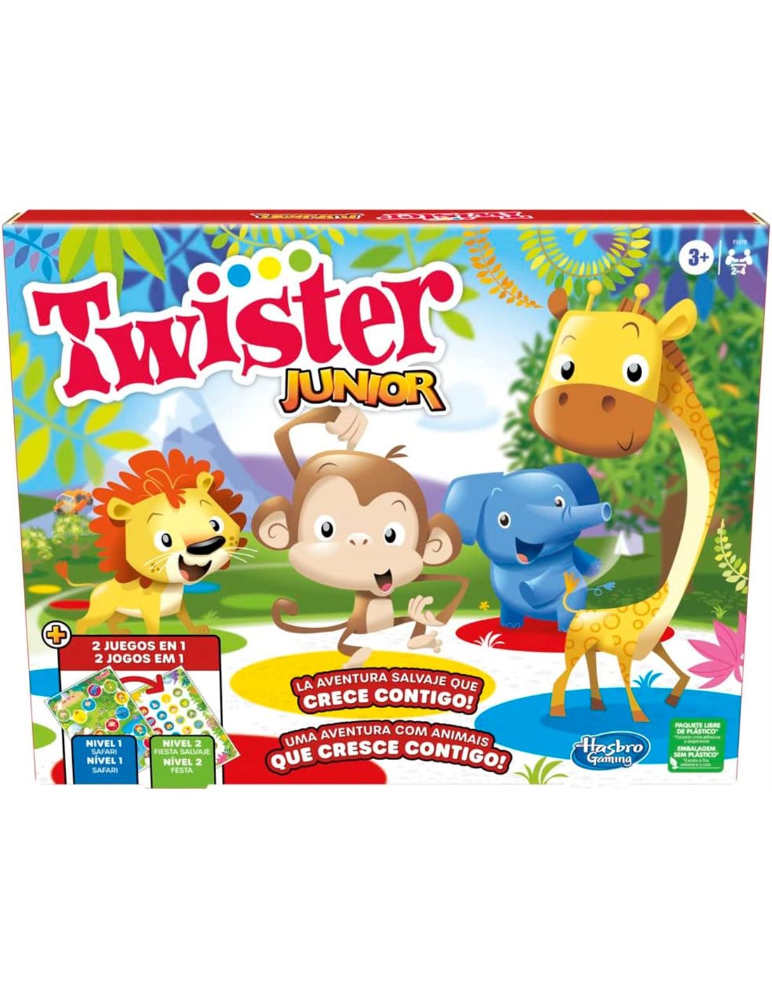 Juego hasbro twister junior - versión multilinge