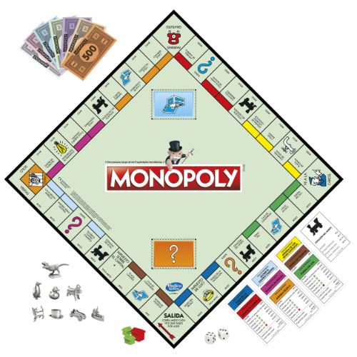 Juego de mesa hasbro monopoly clásico espaol