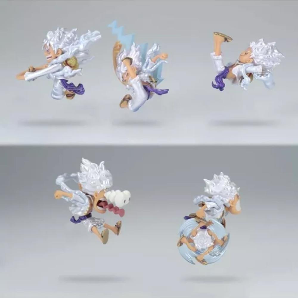 Figura banpresto one piece world collectable figure monkey d.luffy gear 5 special metallic color ver.