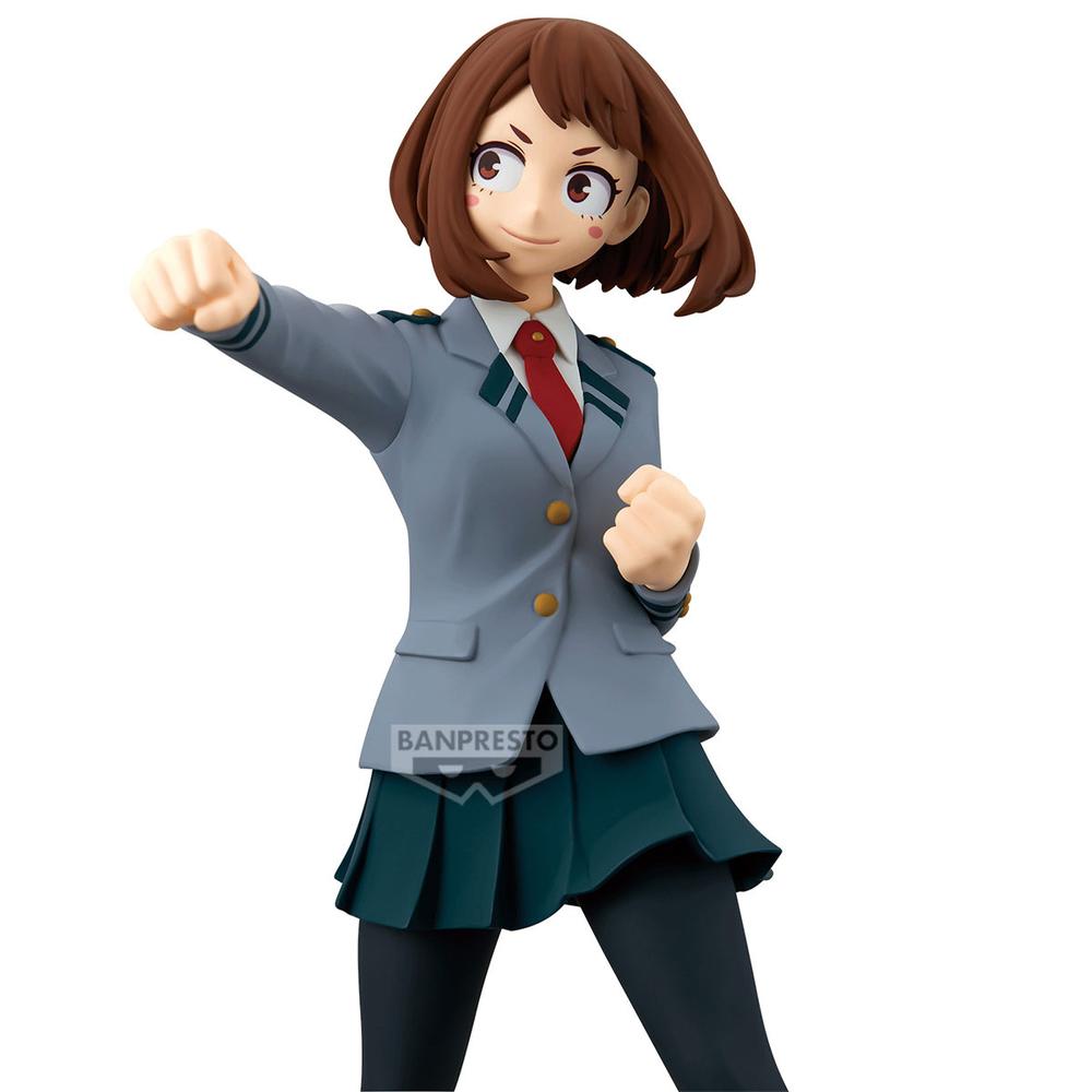 Figura banpresto my hero academia glitter & glamours ochaco uraraka 22cm