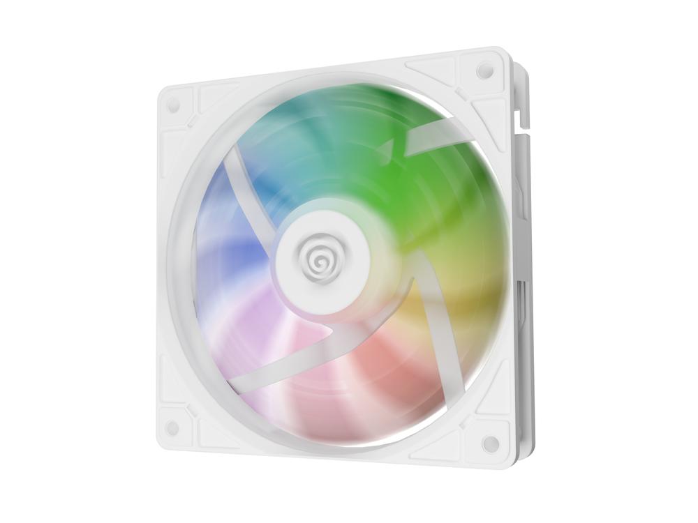 Ventilador caja gaming genesis oxal 120 argb blanco 120mm
