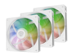 Ventilador caja gaming genesis oxal 120 argb blanco 3 x 120mm