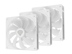 Ventilador caja gaming genesis oxal 120 argb blanco 3 x 120mm