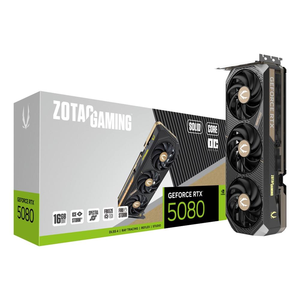Tarjeta Grafica Zotac Gaming 5080 Solid Core Oc 16gb Gddr7